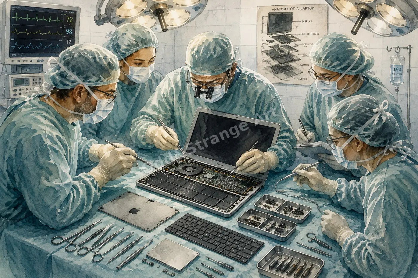 Laptopoperationen